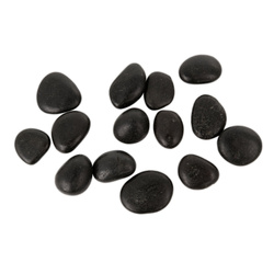 Terra Natura Kamienie polerowane Black Pebble II 30-50 do akwarium terrarium 10 kg/opak