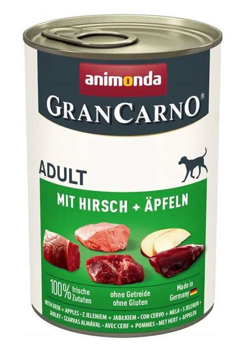 Animonda GranCarno jeleń z jabłkiem 400g