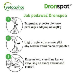 DRONSPOT Krople dla Kotów 0,5kg-2,5kg 2szt