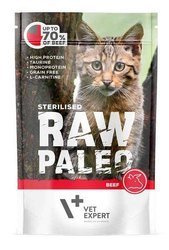 Vet Expert Raw Paleo Sterilised z wołowiną 100g