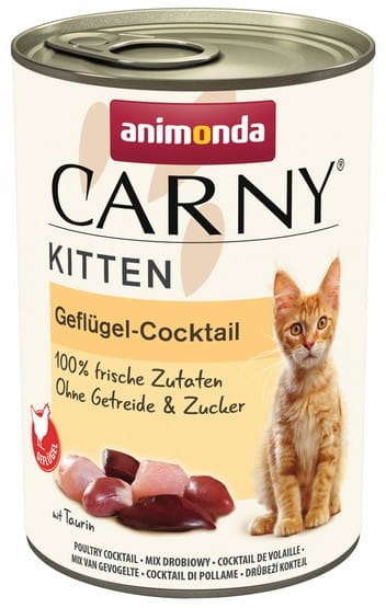 Animonda Carny Kitten koktajl drobiowy 6x400g