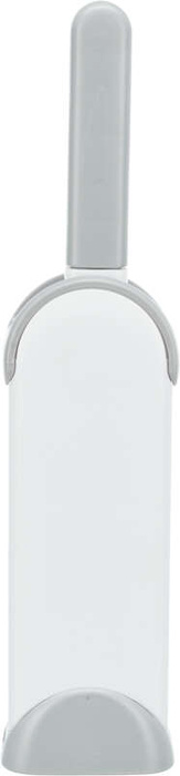 Trixie szczotka do zbierania sierści z podstawką czyszczącą biało-szara 33cm