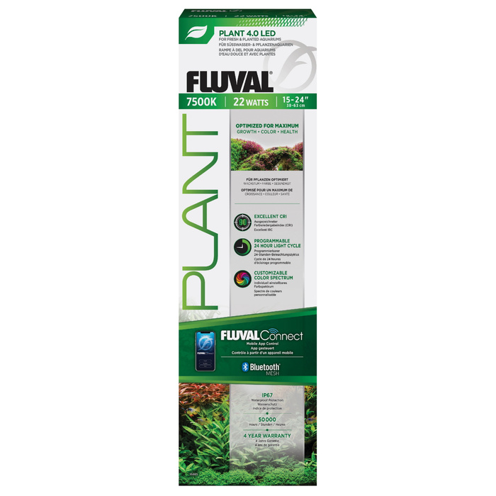 Fluval Plant 4.0 LED Oświetlenie do akwarium 22W 38,4-63 cm bluetooth