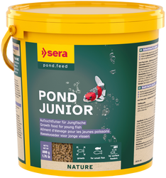Sera Pond Junior 3,8l/800g granulat - pokarm dla młodych ryb stawowych