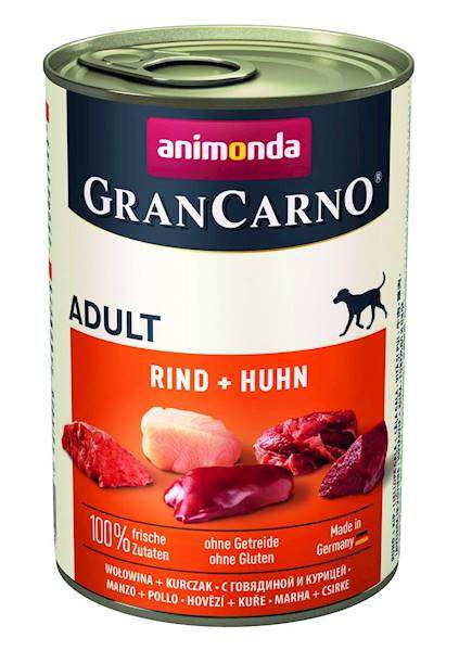 Animonda Gran CARNO Adult Wołowina i Kurczak 400g