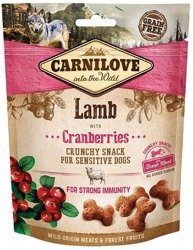 Carnilove Crunchy Snack Jagnięcina z Żurawiną 200g