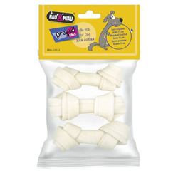 Hau&Miau kość wiązana biała 3szt 90g