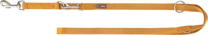Trixie Smycz regulowana Premium taśma curry XS: 2,00m/10mm