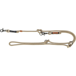 Trixie Smycz regulowana Be Nordic S-M: 2m/8mm piaskowa/czarna linka