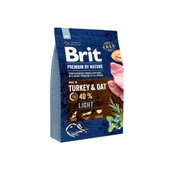 Brit Premium by Nature Light Indyk Owies 3kg sucha karma