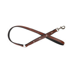 Barry King Smycz skórzana 20mm x 100cm czerwona-czarna