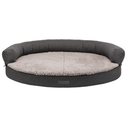 Trixie Vital Bendson sofa ortopedyczna okrągła szara 75×60cm