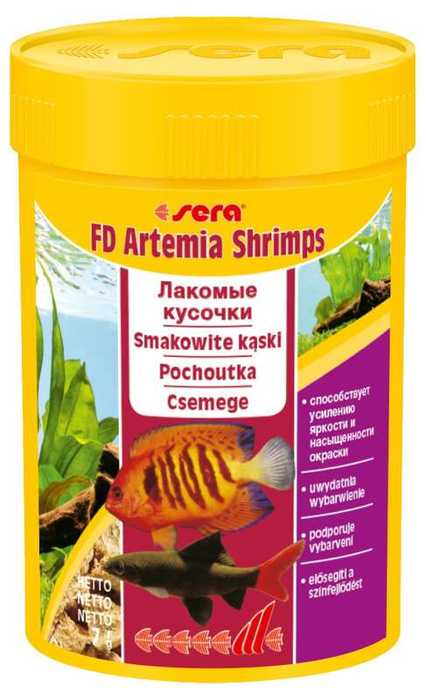 Sera FD Artemia Shrimps 100 ml Przysmak