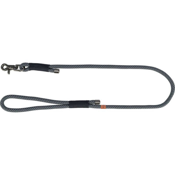 Trixie Smycz Soft Rope S-XL: 1m/10mm czarno/szara nylon