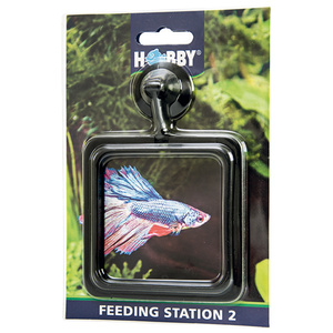 HOBBY Feeding Station 2 10x10cm Square S.S. Karmnik do Akwarium