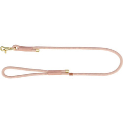 Trixie Smycz Soft Rope S-XL: 1m/10mm Różowa/jasnoróżowa nylon