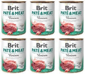 Brit Pate&Meat z dziczyzną 6x800g