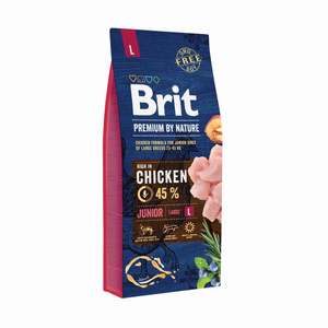 Brit Premium by Nature Junior L Kurczak 15kg sucha karma