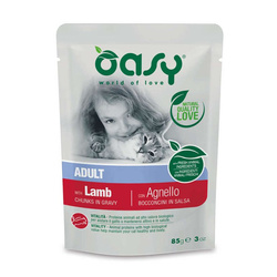 OASY Lifestage Adult Jagnięcina 85g karma dla kota
