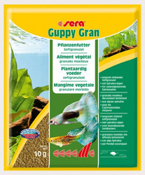 Sera Guppy Gran Nature 10g saszetka granulat pokarm roślinny