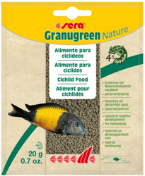 Sera Granugreen Nature saszetka 20 g granulat pokarm dla pielęgnic