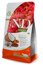 Farmina N&D Quinoa Cat Skin & Coat śledź 300g