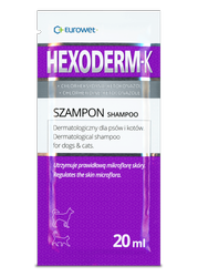 Eurowet Hexoderm-K szampon dermatologiczny 20g