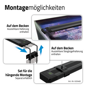 Fluval Reef 4.0 LED Oświetlenie do akwarium 59W 117,5-155,1 cm bluetooth
