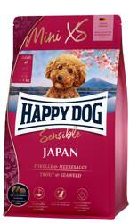 Happy Dog Sensible Mini XS Japan z pstrągiem i algami 300g