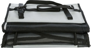 Trixie Fotel samochodowy dla psa szary/czarny 44x37x40cm
