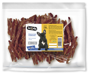 Hau&Miau Pausesnack przysmak dla psa miękkie paski z kurczaka 1kg