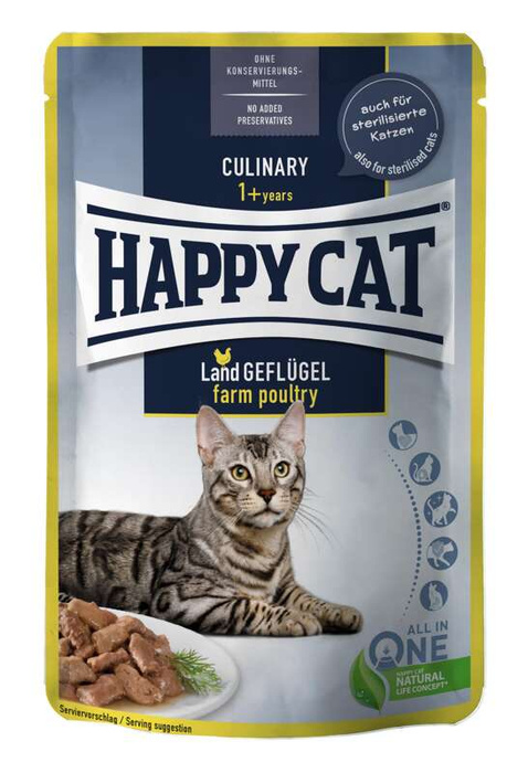 HappyCat Culinary Adult drób w sosie 85g