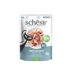 Schesir Complements tuńczyk z morszczukiem w galarecie 70g saszetka