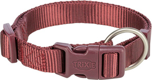 Trixie Obroża Premium sangria XXS-XS: 15-25cm/10mm