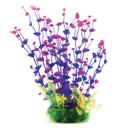 Aqua Natura Roślina do dekoracji akwarium intensywny fiolet plastikowa 33cm rzadkie i drobne liście