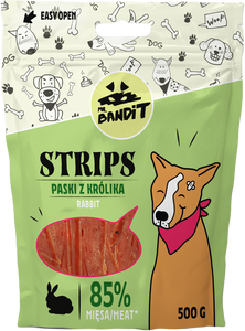Mr. Bandit STRIPS paski z królika 500g