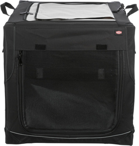 Trixie Box transportowy Vario 30 S-M: 76x48x51cm nylon czarno-szary