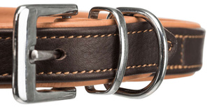 Obroża Active Comfort S: 31-37cm/25mm brązowa/jasnobrązowa