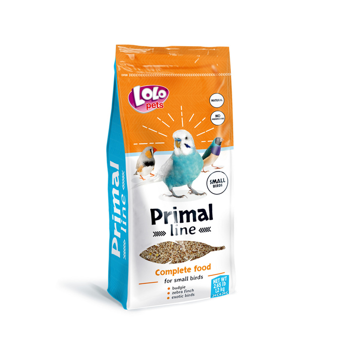 Lolo Pets Primal line karma pełnoporcjowa dla małych papug 1,2kg