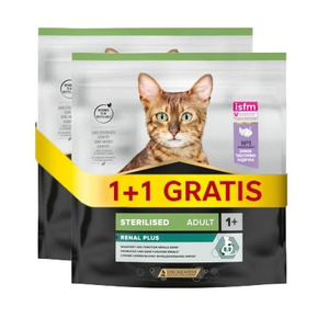 Purina Pro Plan Sterilised Adult RENAL PLUS dla kota Indyk 400+400g