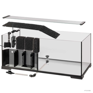 ExoTerra Turtle Haven zestaw akwarium dla żółwi wodnych 70l 90x45x37cm z grzałką i filtrem