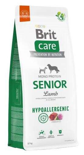  Brit Care Dog Hypoallergenic Senior jagnięcina 12kg