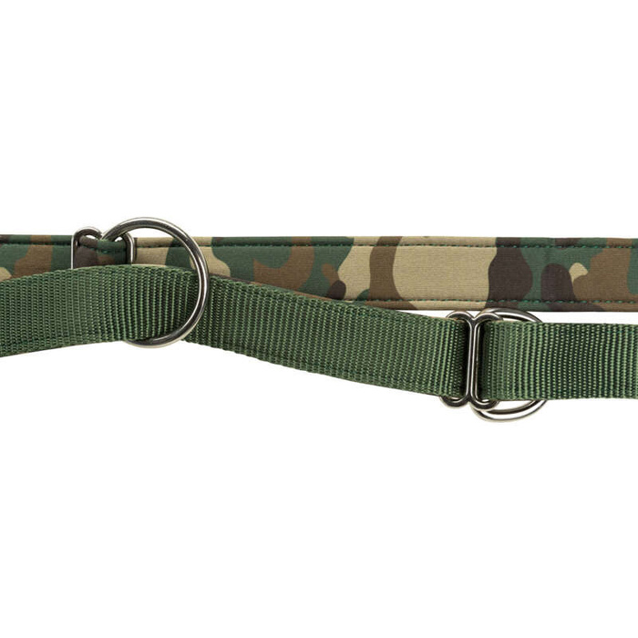 Trixie Smycz regulowana Premium podbita neoprenem L-XL: 2m/25mm kamuflaż/leśny