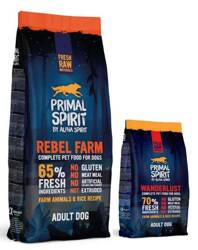 Primal Spirit 65% Rebel Farm 12 kg + GRATIS