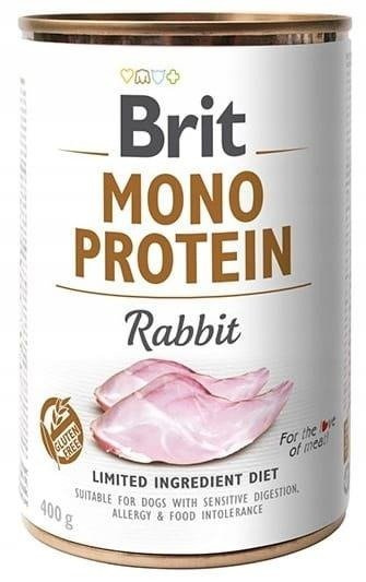 Brit Mono Protein z królikiem 400g