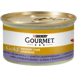 Gourmet Gold Savourt Cake z jagnięciną i fasolą 85g