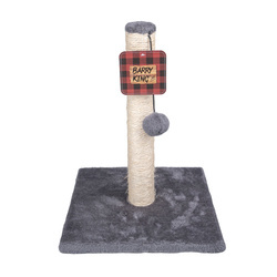 Barry King Drapak dla kota szary 37cm z piłką