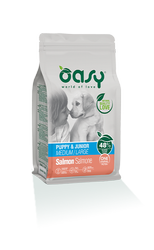 Oasy Puppy & Junior M/L Łosoś 12kg