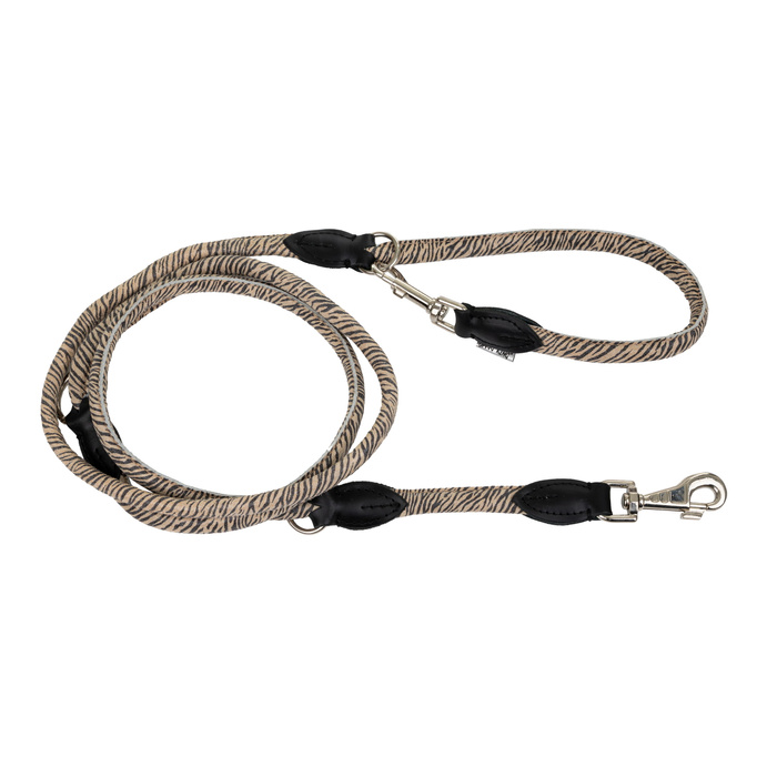 Barry King Smycz dla psa wzór Tiger regulowana okrągła 6mm/220cm