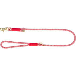 Trixie Smycz Soft Rope S-XL: 1m/10mm czerwona/Kremowa nylon